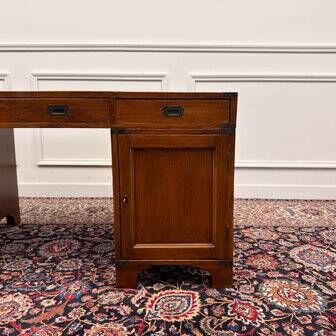 Classic English Eichholtz Campaign Desk