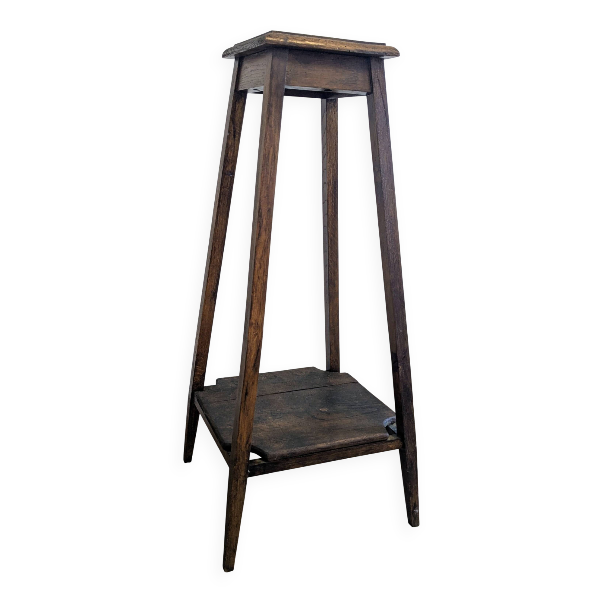 Patinated wooden side table – rustic simplicity