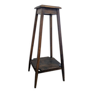 Sellette en bois patiné