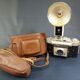 Fex Elite camera with leather cover and flash