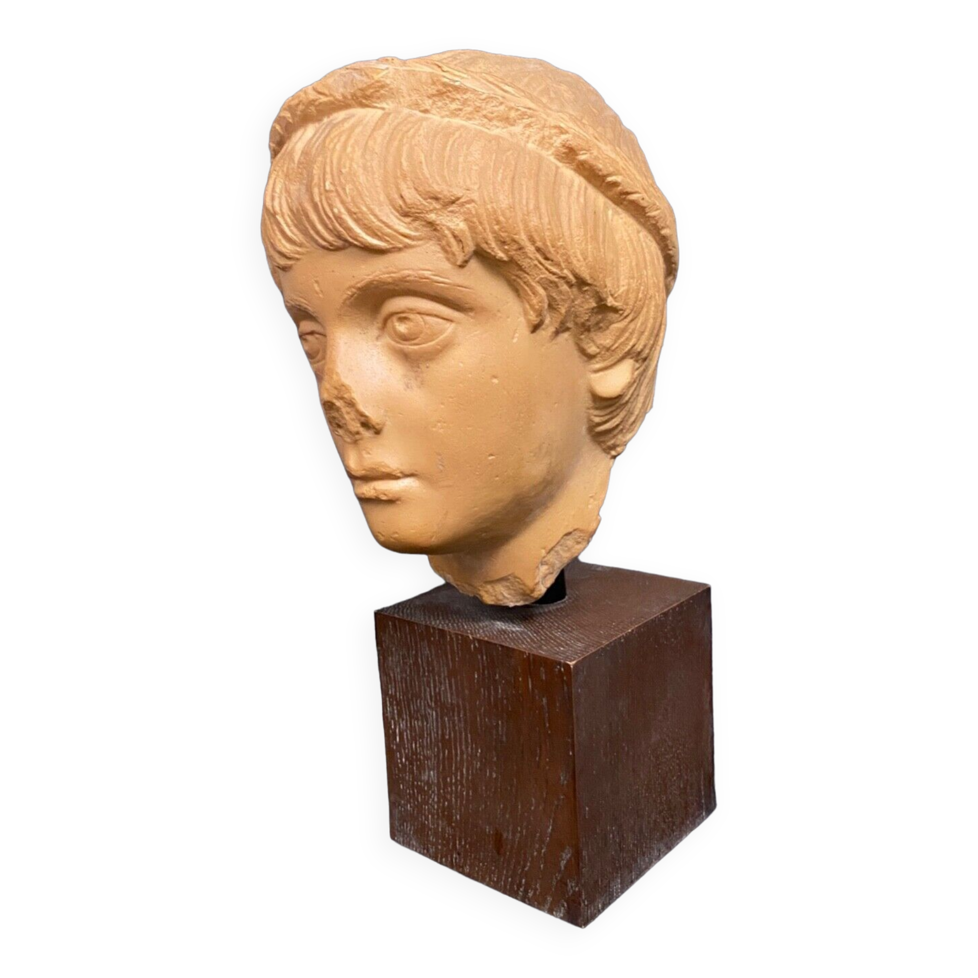 Antique plaster sculpture Marcus Annius Verus Caesar