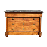 Chest of drawers of the period empire in cherry