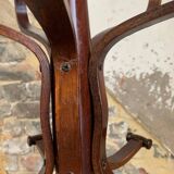 bistro style coat rack in dark wood