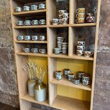 Raw wood shelf