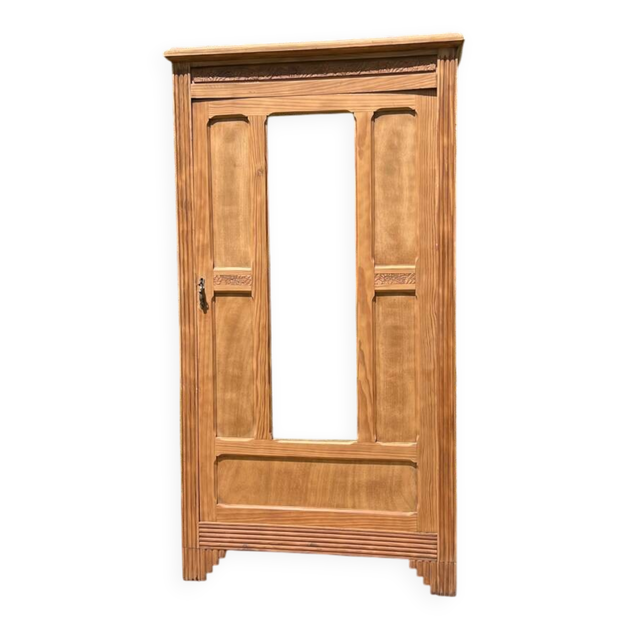 Bonnetière bois clair/ armoire une porte