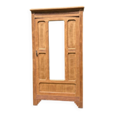 Light wood cupboard/one-door wardrobe