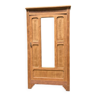 Bonnetière bois clair/ armoire une porte