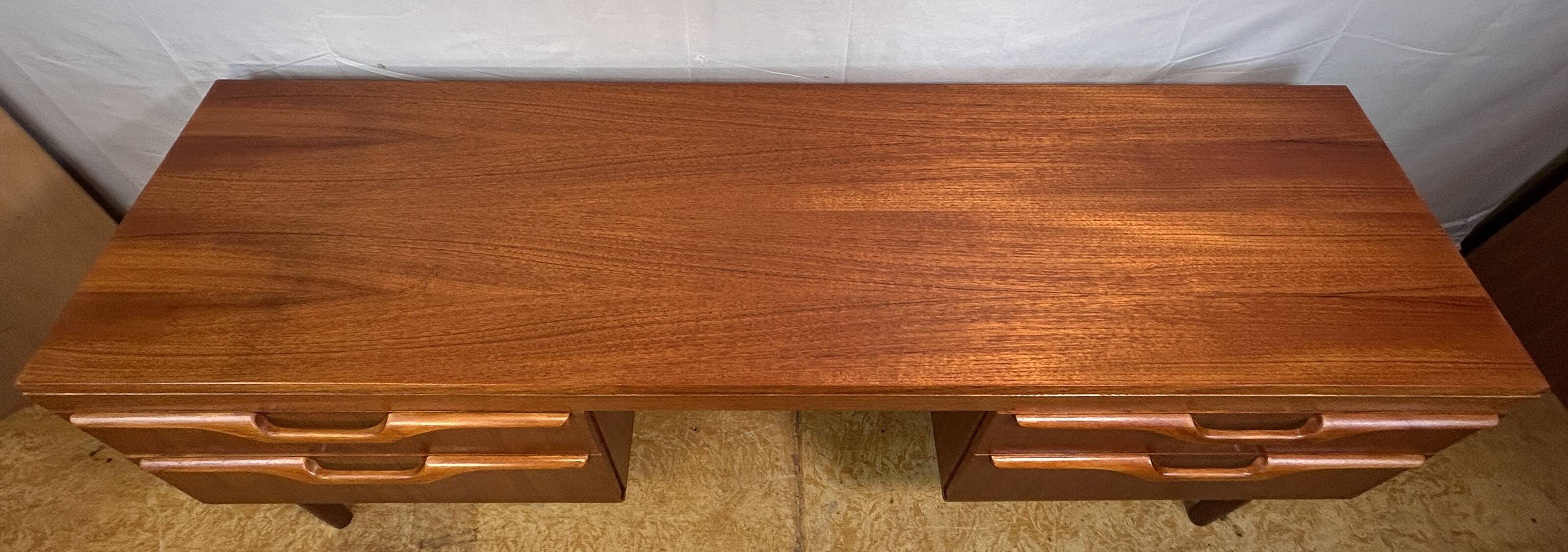 Mid-Century Retro Vintage Teak Desk by Stonehill (1960)  Timeless Design –