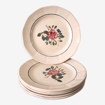 Set of 6 dessert plates Digoin 9177