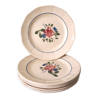 Set of 6 dessert plates Digoin 9177