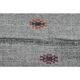 1970s Vintage Turkish Oushak Handmade Wool Cotton Gray Area Rug 200x316