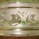 Glass or moulded crystal drageoir,