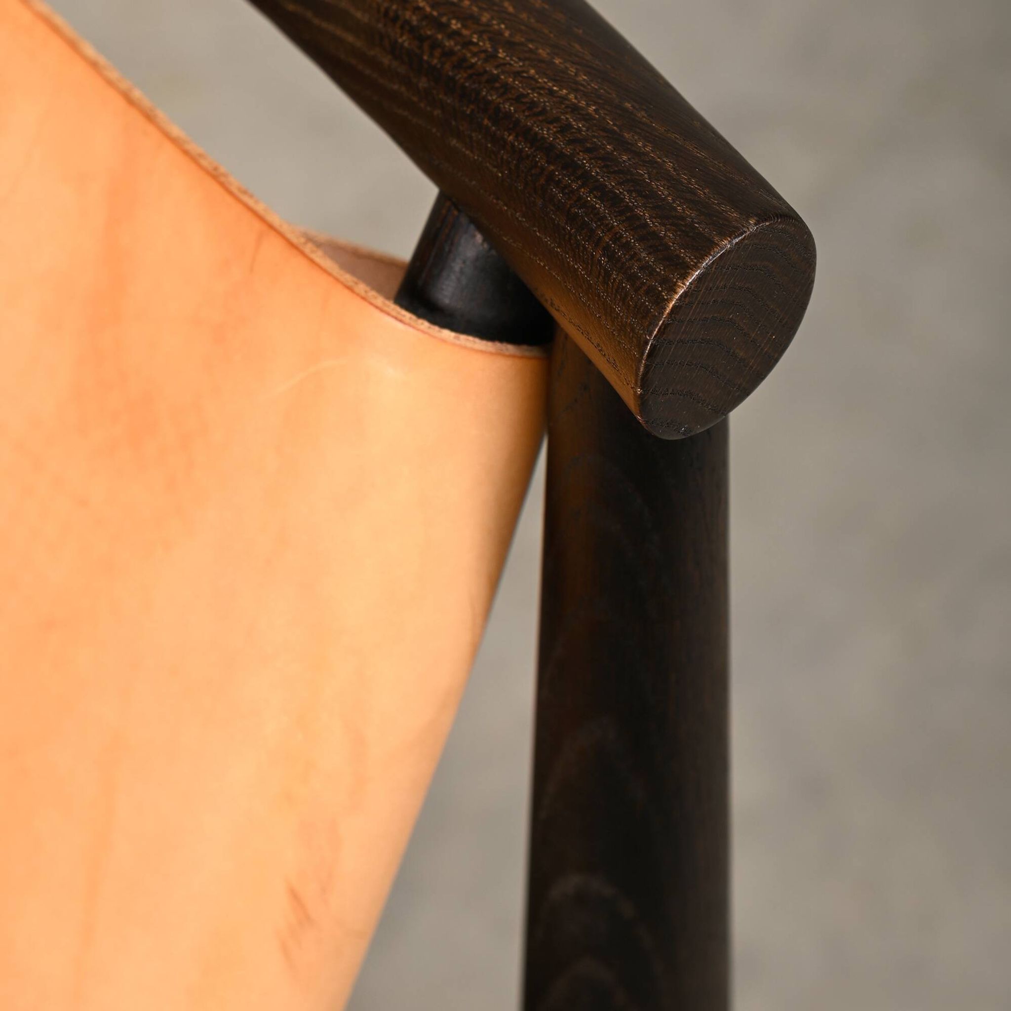 Kristian Sofus Hansen & Tommy Hyldahl Samurai Lounge Chair oak and leather