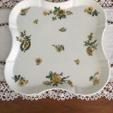 Plat ancien en porcelaine de Limoges