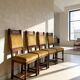 four Victorian dining chairs