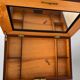Louis-Philippe 19th century mahogany dressing table/work table with mirror and drawer