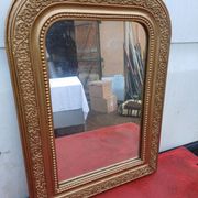 Miroir bois et stuc doré 19ème