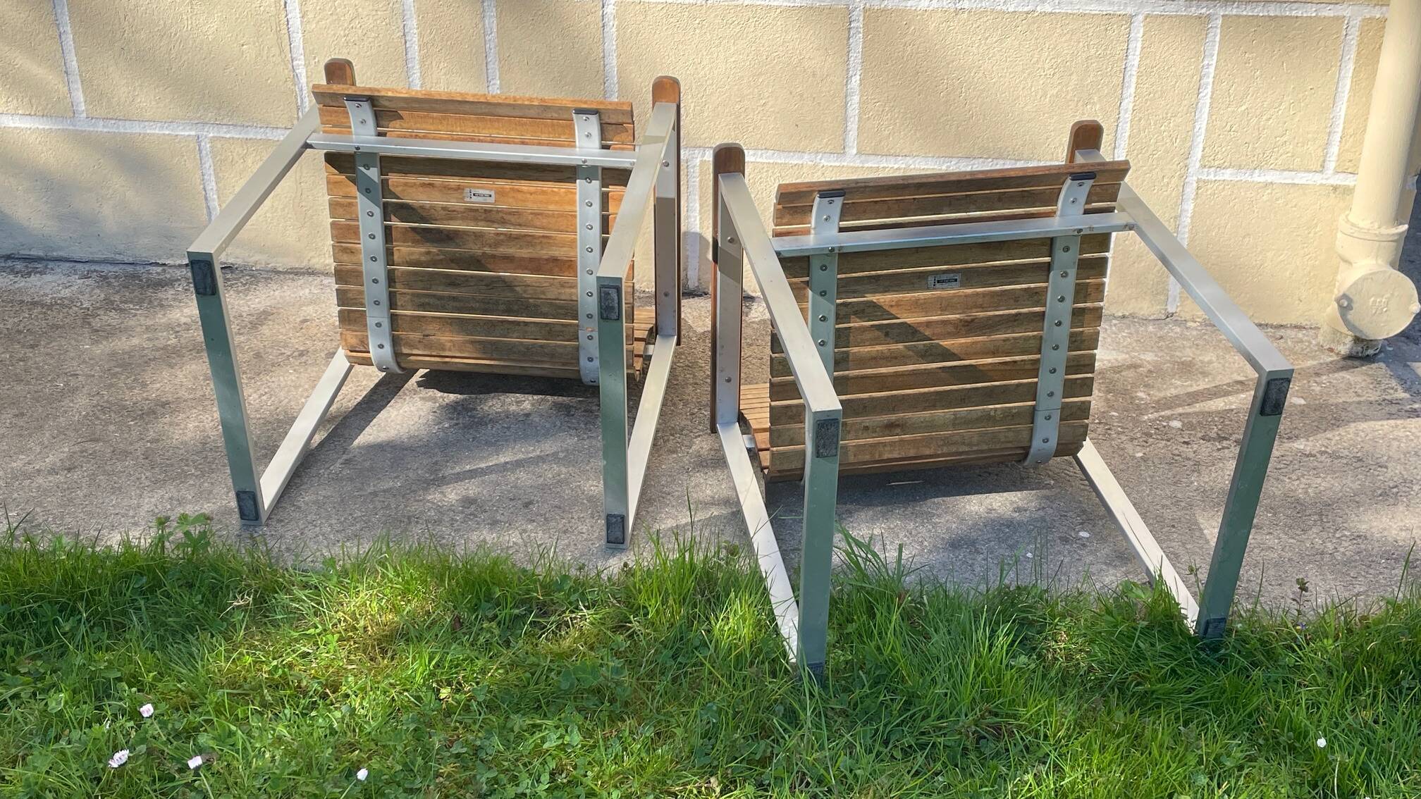 Paire de fauteuils esprit Karin Mobring Ikea