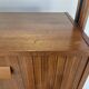 1960s teak floor/sky bookcase with shelves and compartment