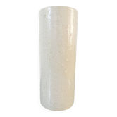 Vintage stoneware glazed cylinder vase - 1970