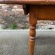 Large Alsatian bistro coffee table in fir French bistro table 1930