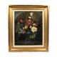 French School nineteenth oil on canvas, bouquet of flowers dated 1883