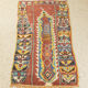 Vintage azilal, berber rug, 138 x 260