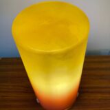 Vintage frosted glass cocktail lamp