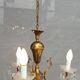 Lustre vintage à pampilles 3 bras de lumière