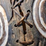 Bouclier d'apparat Fang africain en bois