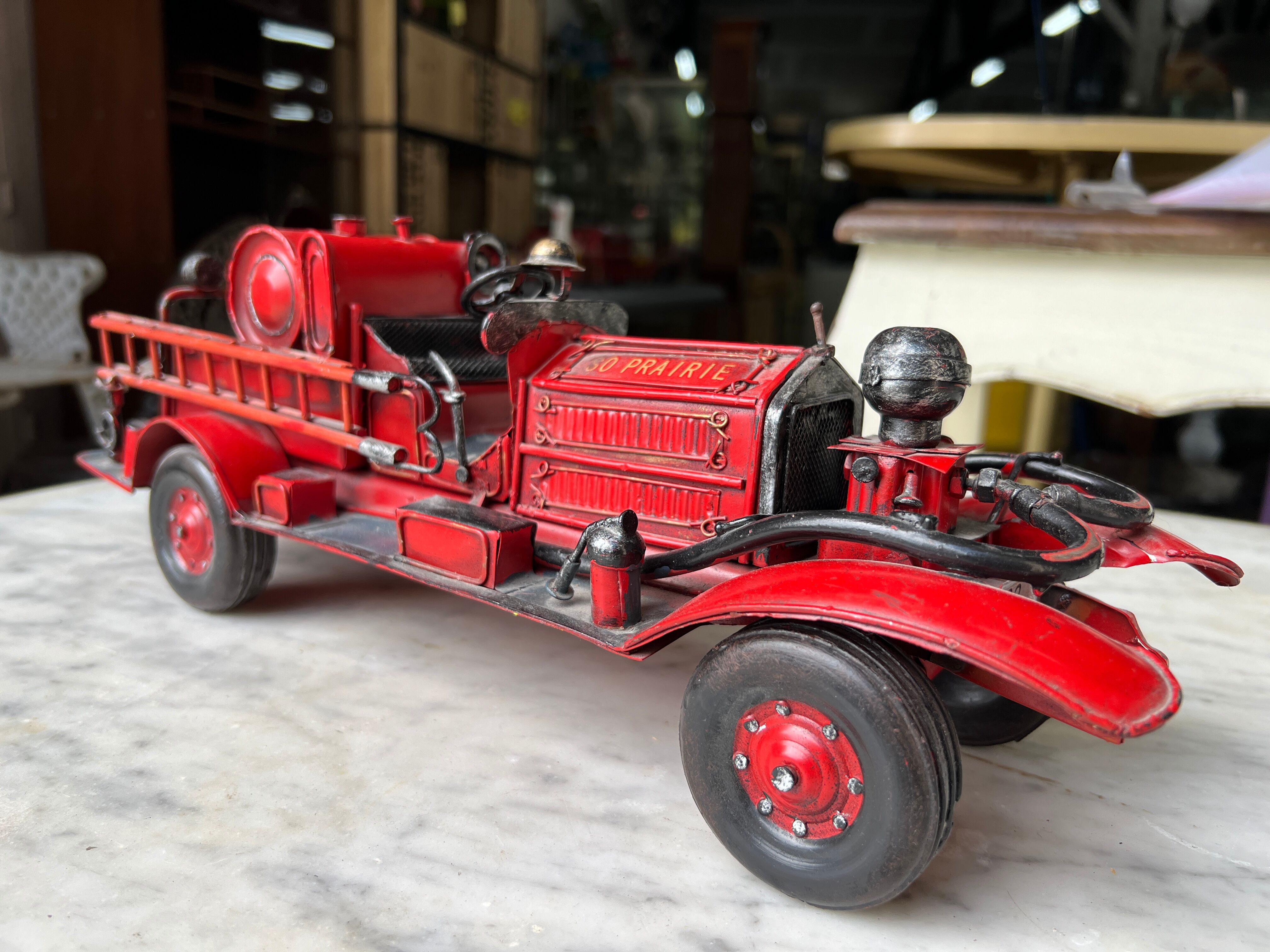 Vintage fire truck "So prairie" from 1926