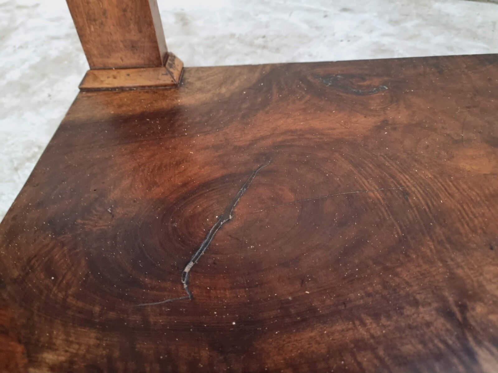 Antique side table trumeau or console table mahogany