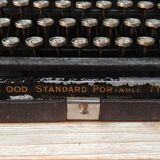 Oven Portable Banker Underwood typewriter