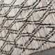 Azilal white Berber rug - 220 x 96 cm.