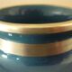Large vase in enamelled ceramic, gold, silver, art deco, signed Pinon-Heuzé