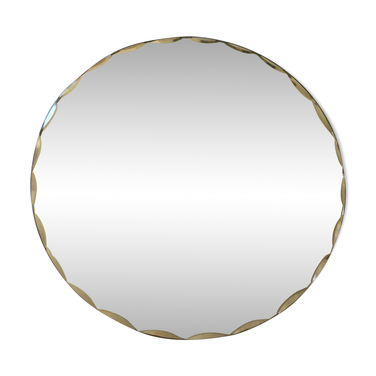 Beveled round mirror 20cm