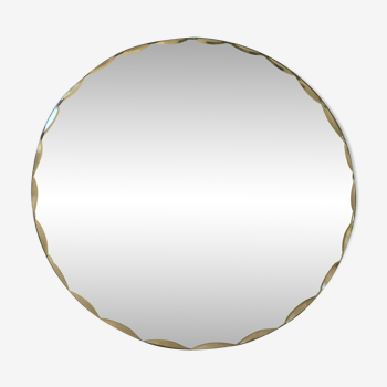Beveled round mirror 20cm