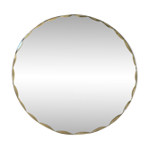 Beveled round mirror 20cm