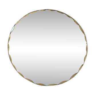 Beveled round mirror 20cm