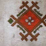 Moroccan vintage carpet Berber handmade 246cm x 355cm 1950s, 1C693