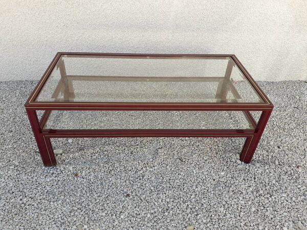 Ensemble table basse et 3 tables gigognes pierre vandel