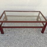 Ensemble table basse et 3 tables gigognes Pierre Vandel