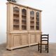 Large glass-fronted oak library – 19th century