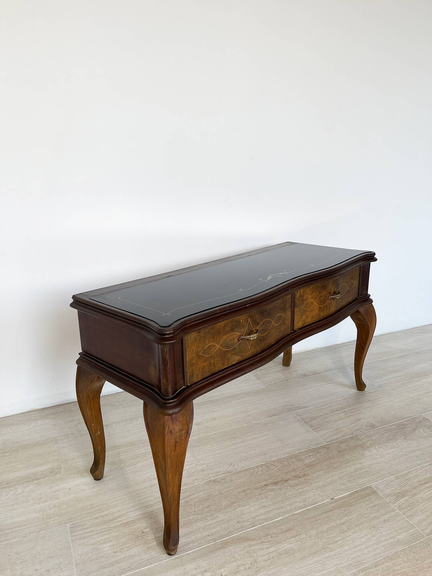 Console italienne/table pétinuse des années 1950