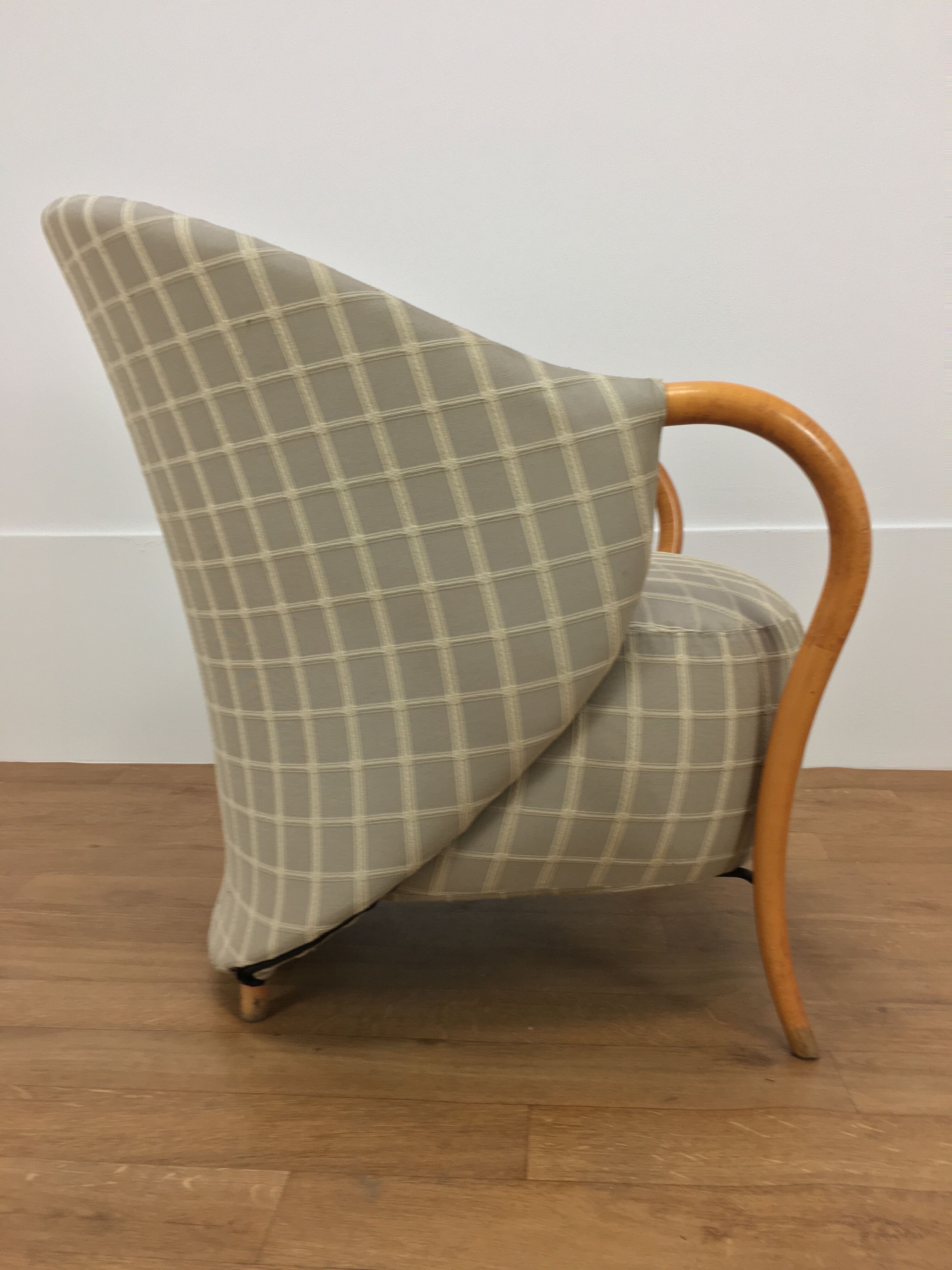 Pair of 80's Cinna design armchairs