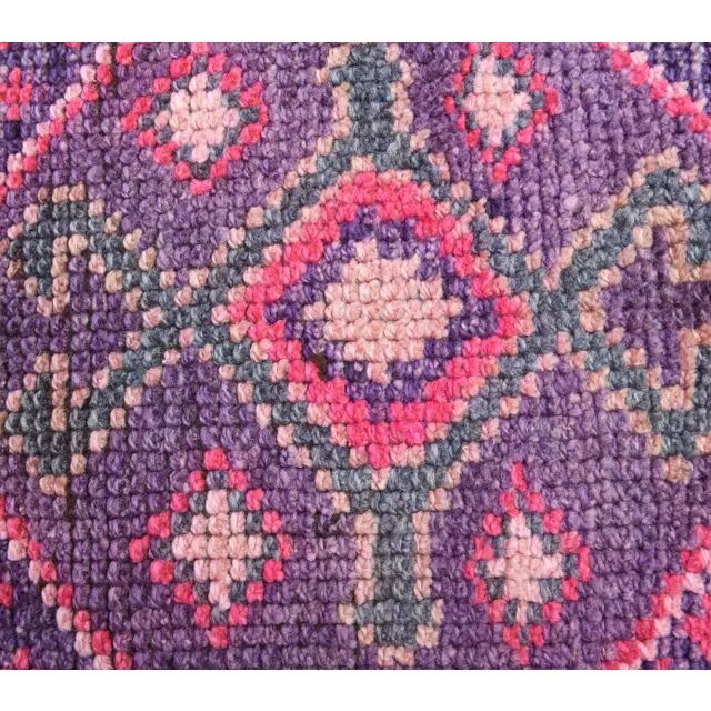 1970s Turkish Handmade Wool Runner Rug 76x299