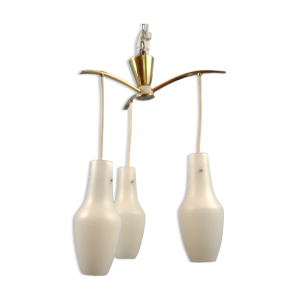 Lustre en laiton avec