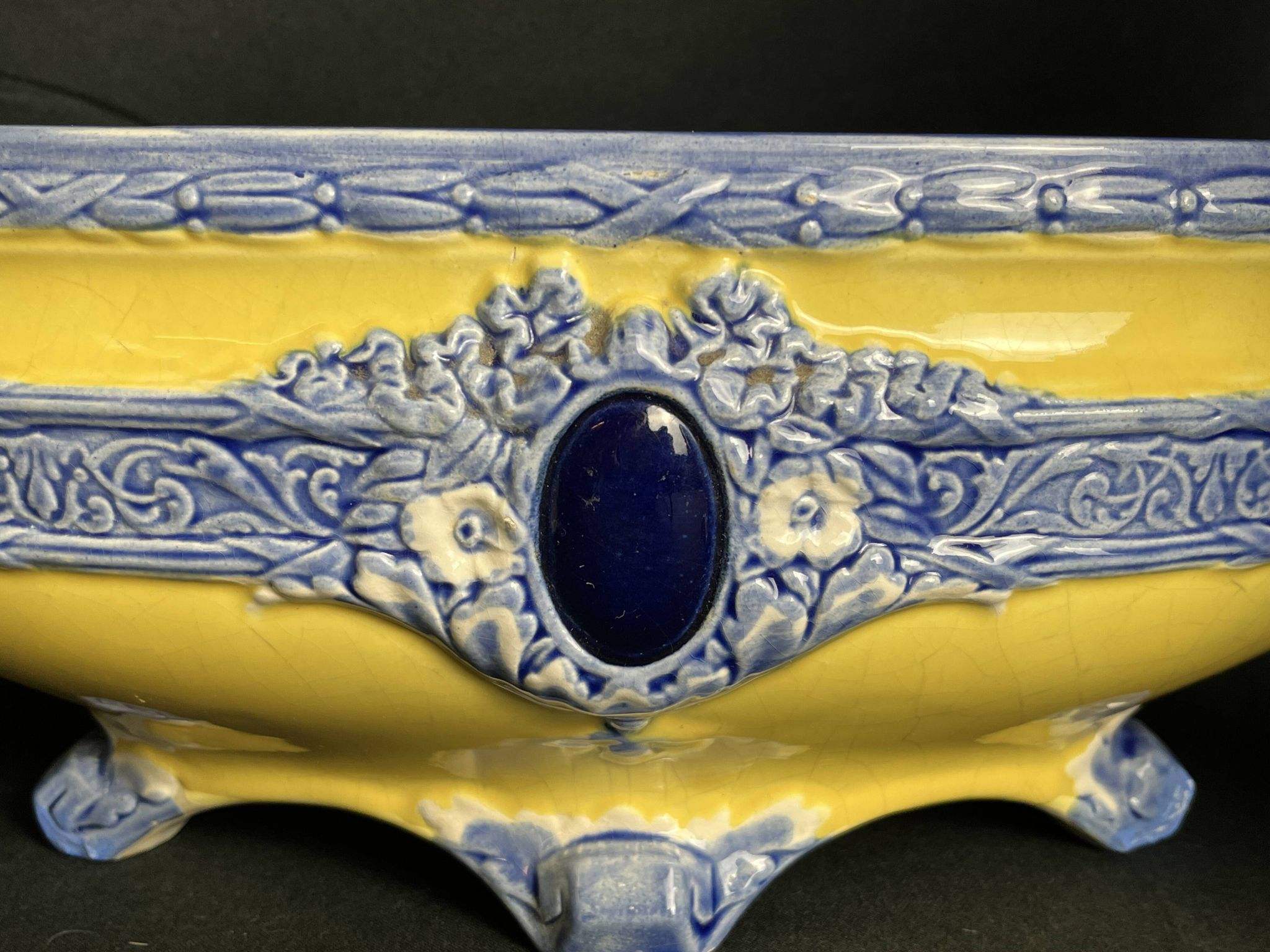 Art Nouveau 3-piece Fives Lille set by Bryun circa 1900