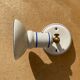 4 faience and brass ball and ball wall lamps - made in Italy