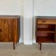 Vintage Danish buffets in rosewood from the 1960s.